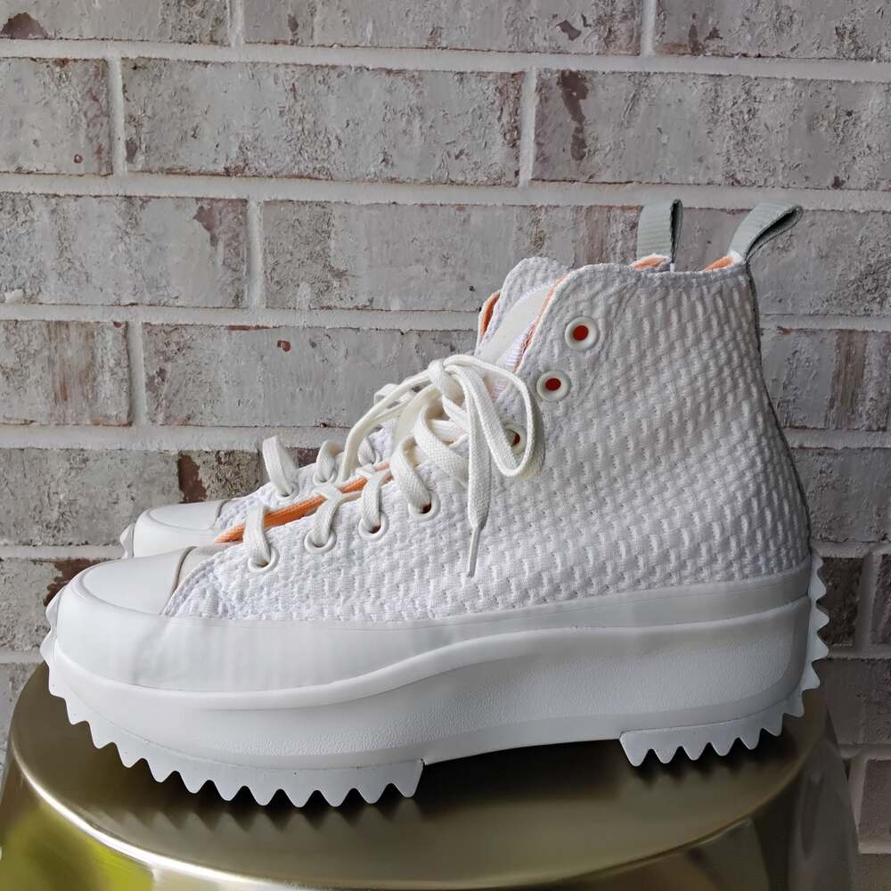 Converse Run Star Hike Platform High Top Sneakers - White - Picture 2 of 8